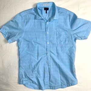 Men’s Good Man Brand Short Sleeve Buttoned Shirt Size Medium